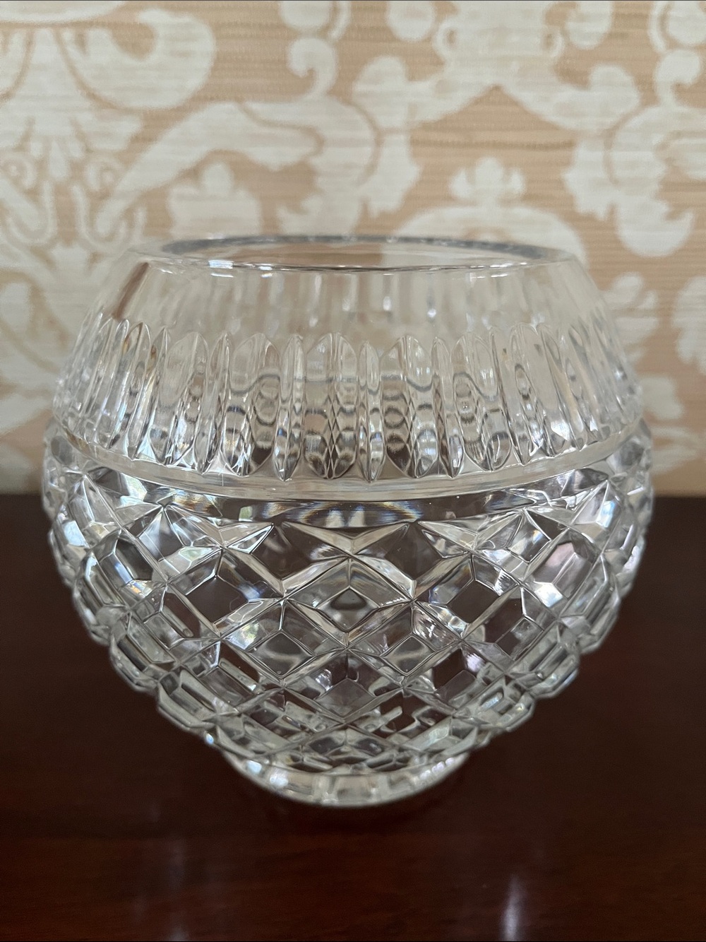 Crystal Rose bowl